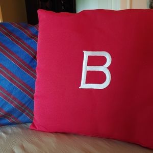 The Letter B Pillow!